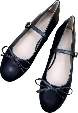 TN TANGNEST Women's Slip On Flats Comfortable Square Toe Mary Jane Flats Soft Dance Ballet Flats