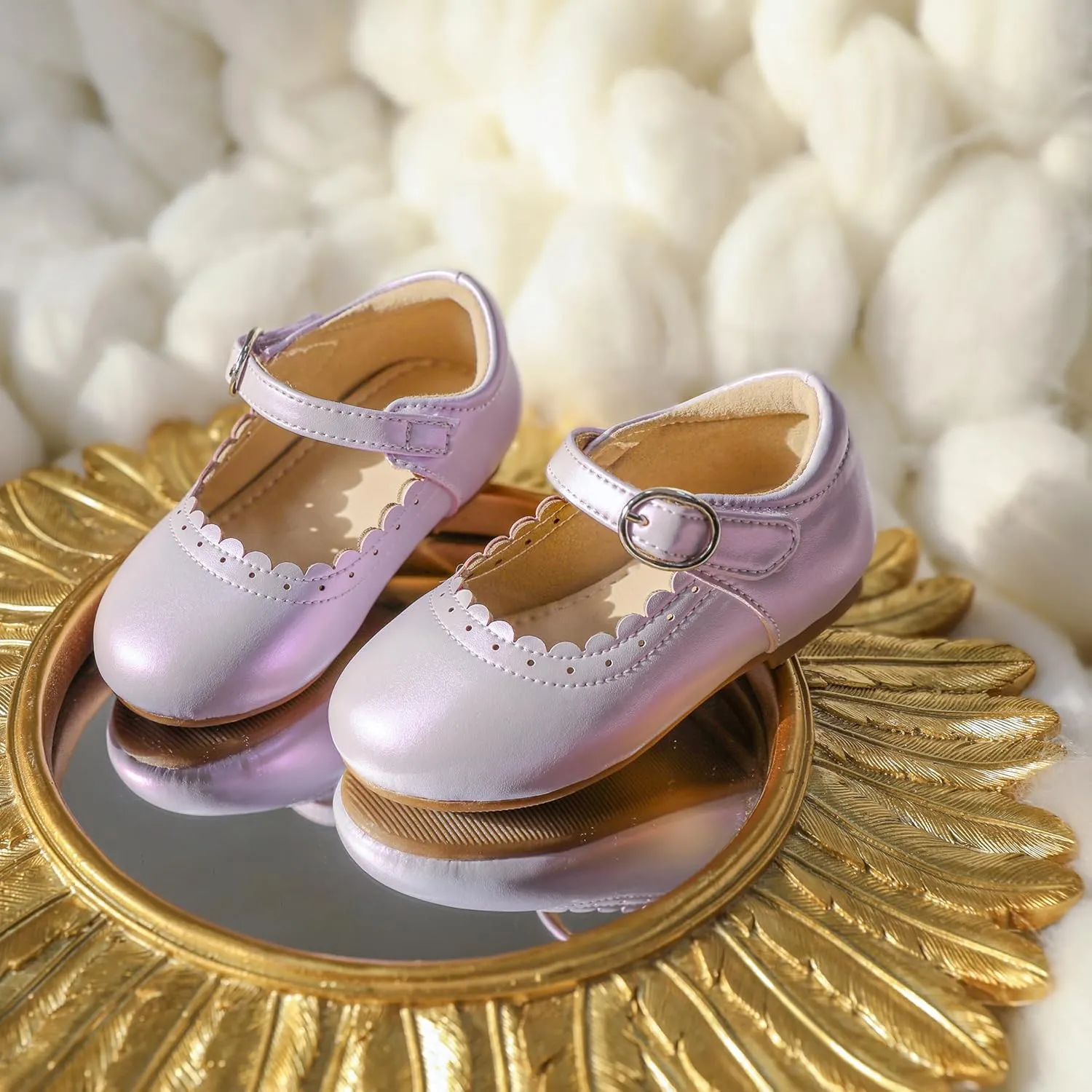 Toddler Ballet Flats for Girls - Princess Party Shoes Wedding & Dress