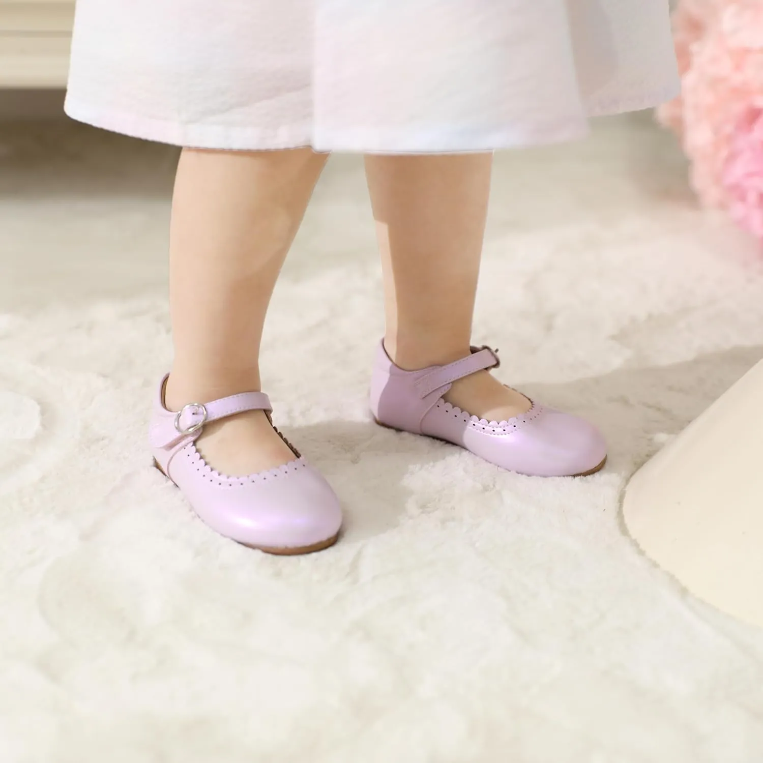 Toddler Ballet Flats for Girls - Princess Party Shoes Wedding & Dress