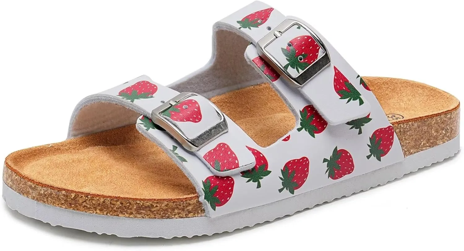 Torotto Kids Sandals Boys Girls Slide Summer Non-slip Cork Sandals with Adjustable Straps for Indoor & Outdoor
