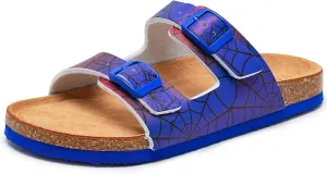 Torotto Kids Sandals Boys Girls Slide Summer Non-slip Cork Sandals with Adjustable Straps for Indoor & Outdoor