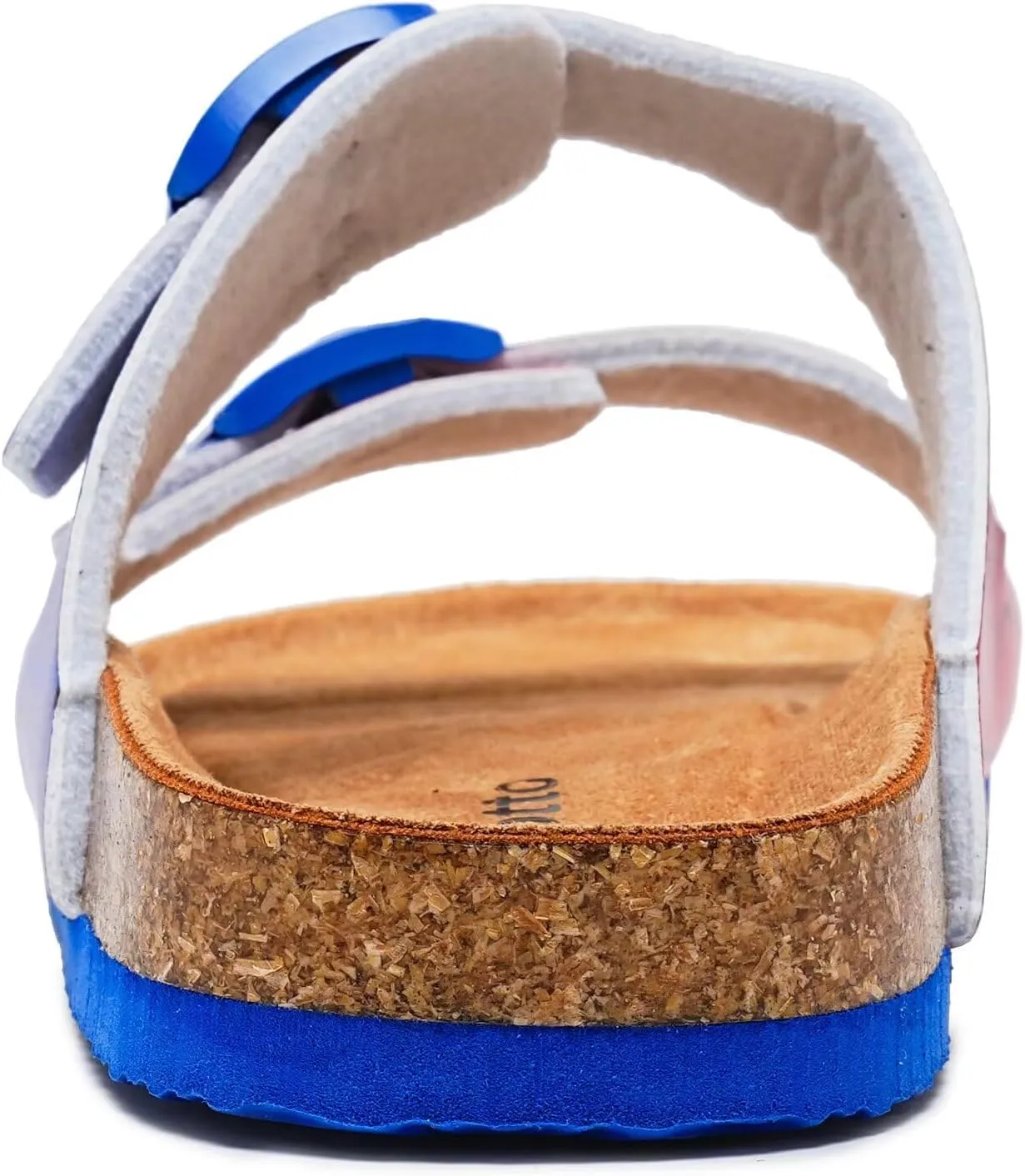 Torotto Kids Sandals Boys Girls Slide Summer Non-slip Cork Sandals with Adjustable Straps for Indoor & Outdoor