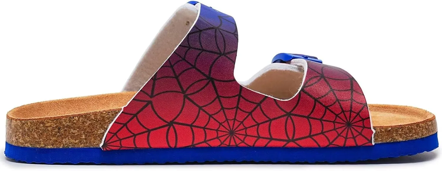 Torotto Kids Sandals Boys Girls Slide Summer Non-slip Cork Sandals with Adjustable Straps for Indoor & Outdoor