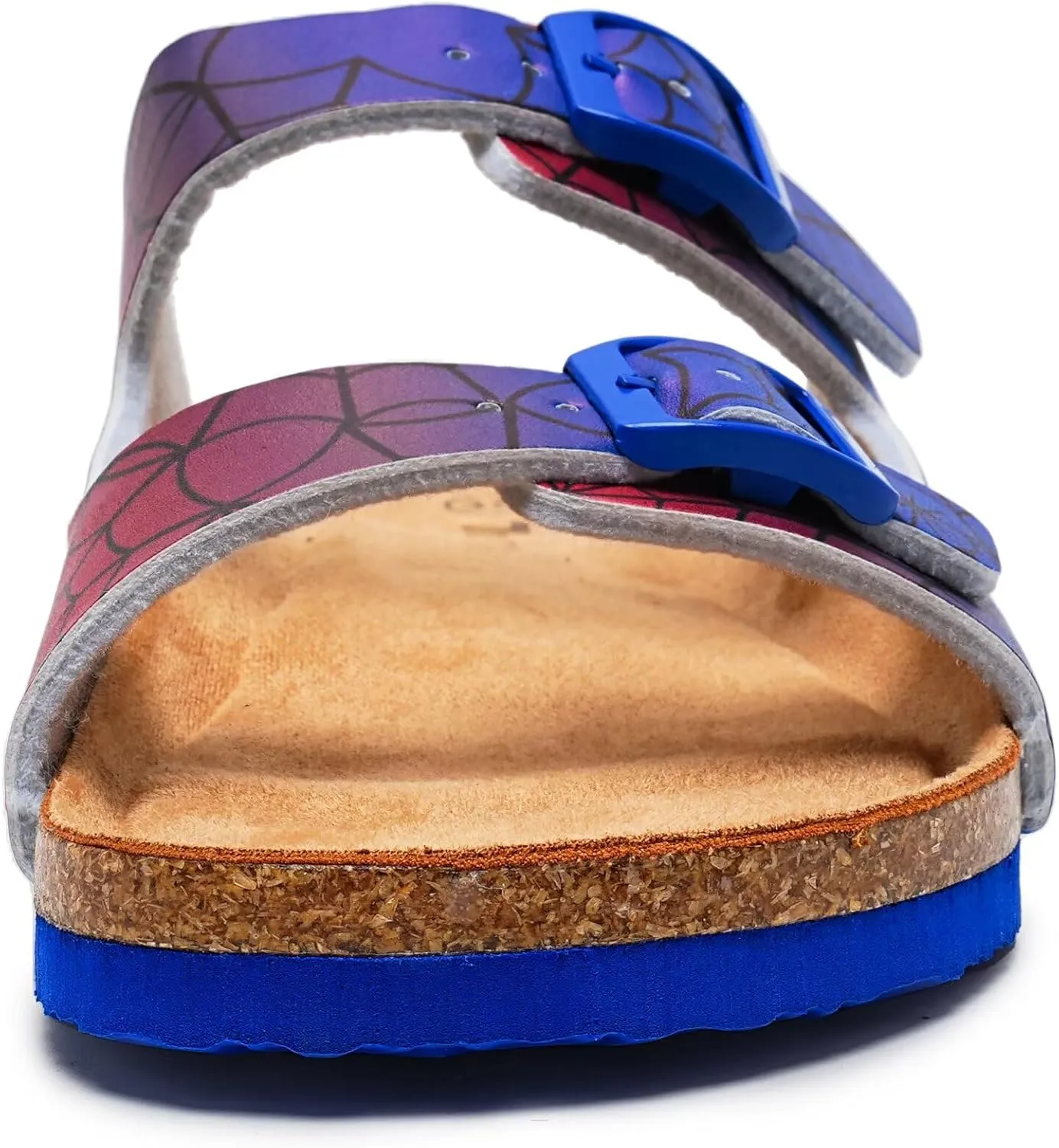 Torotto Kids Sandals Boys Girls Slide Summer Non-slip Cork Sandals with Adjustable Straps for Indoor & Outdoor