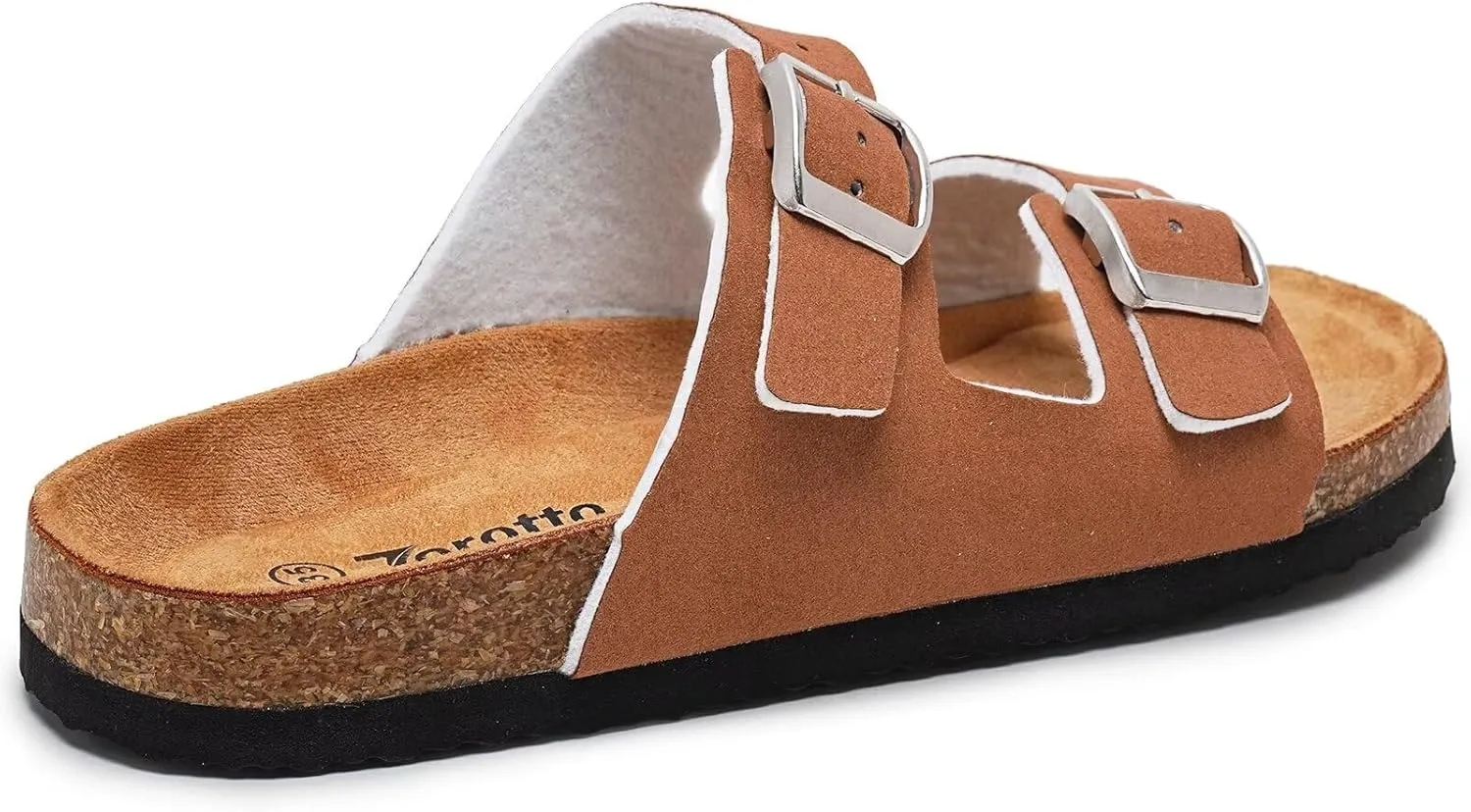 Torotto Kids Sandals Boys Girls Slide Summer Non-slip Cork Sandals with Adjustable Straps for Indoor & Outdoor
