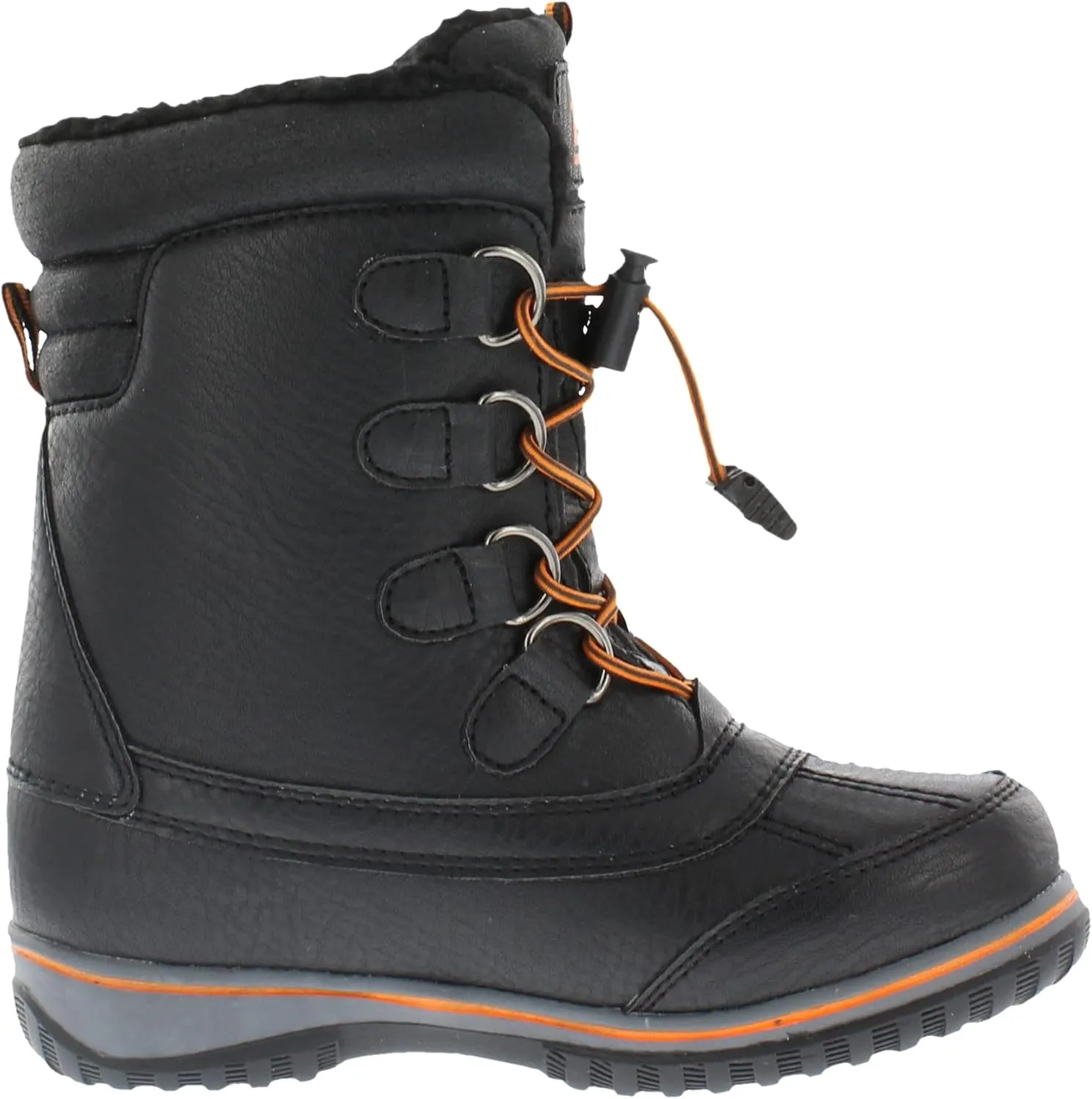 totes Kids Snow Boots with Elastic Lace Toggle Closure Buster All-Weather Insulated Winter Boots Built for Comfort, Durability - Keeps Feet Warm & Dry