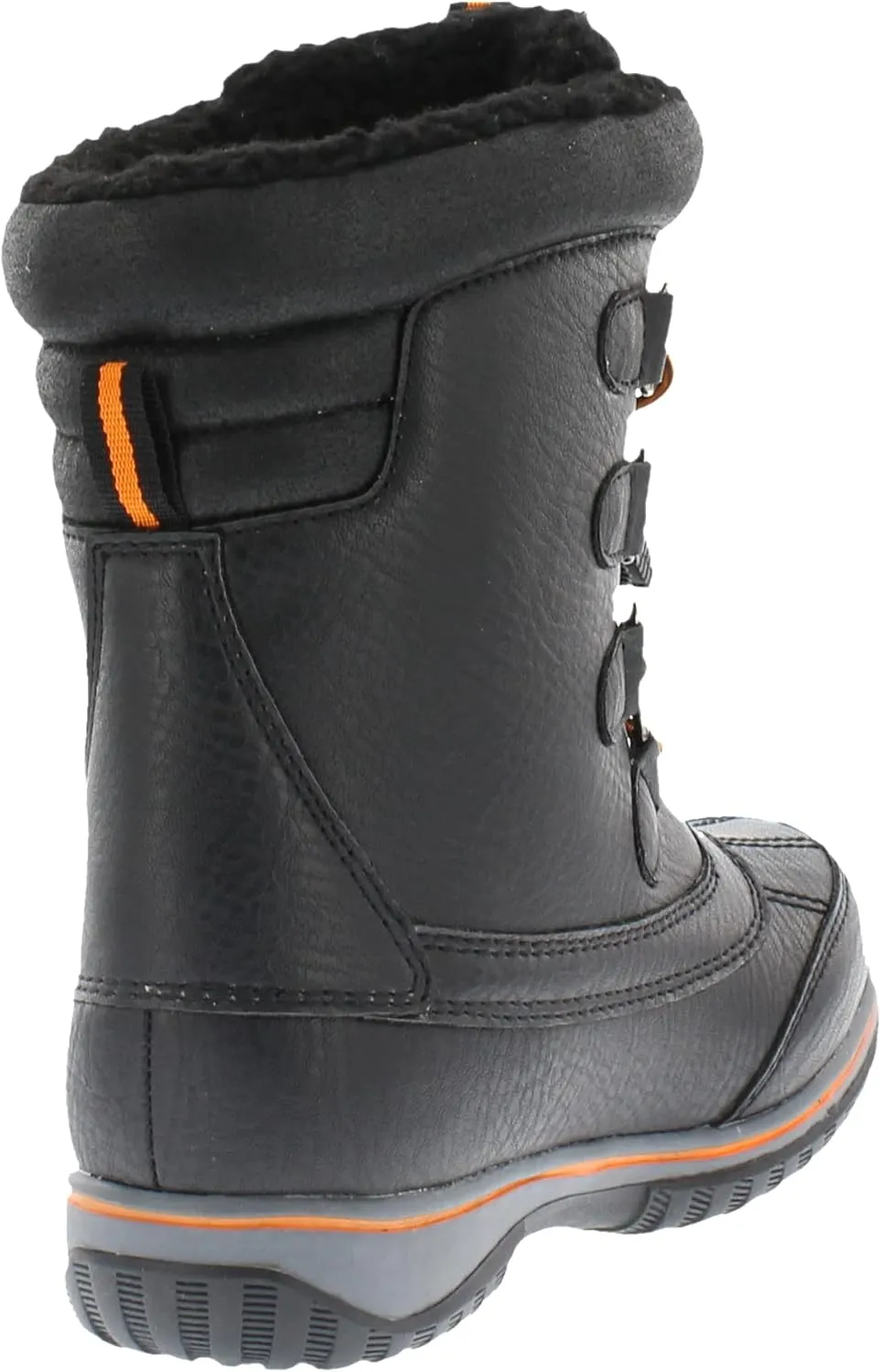 totes Kids Snow Boots with Elastic Lace Toggle Closure Buster All-Weather Insulated Winter Boots Built for Comfort, Durability - Keeps Feet Warm & Dry