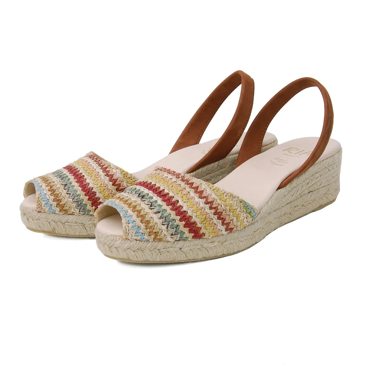 Tundra Low Jute Wedge Espadrilles in Multi