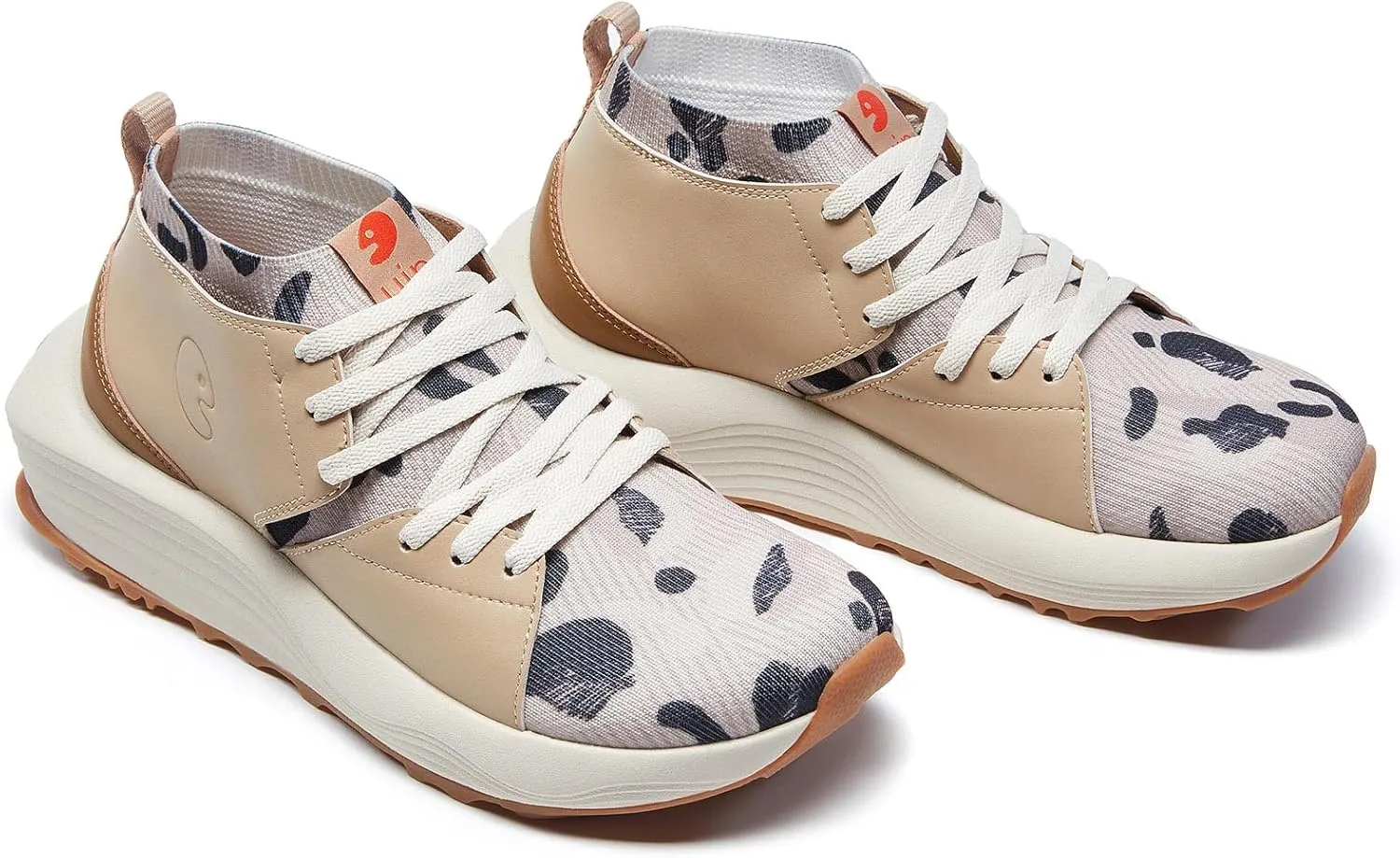 UIN Women's Fashion Sneakers Walking Art Travel Shoes Rock Layer Series
