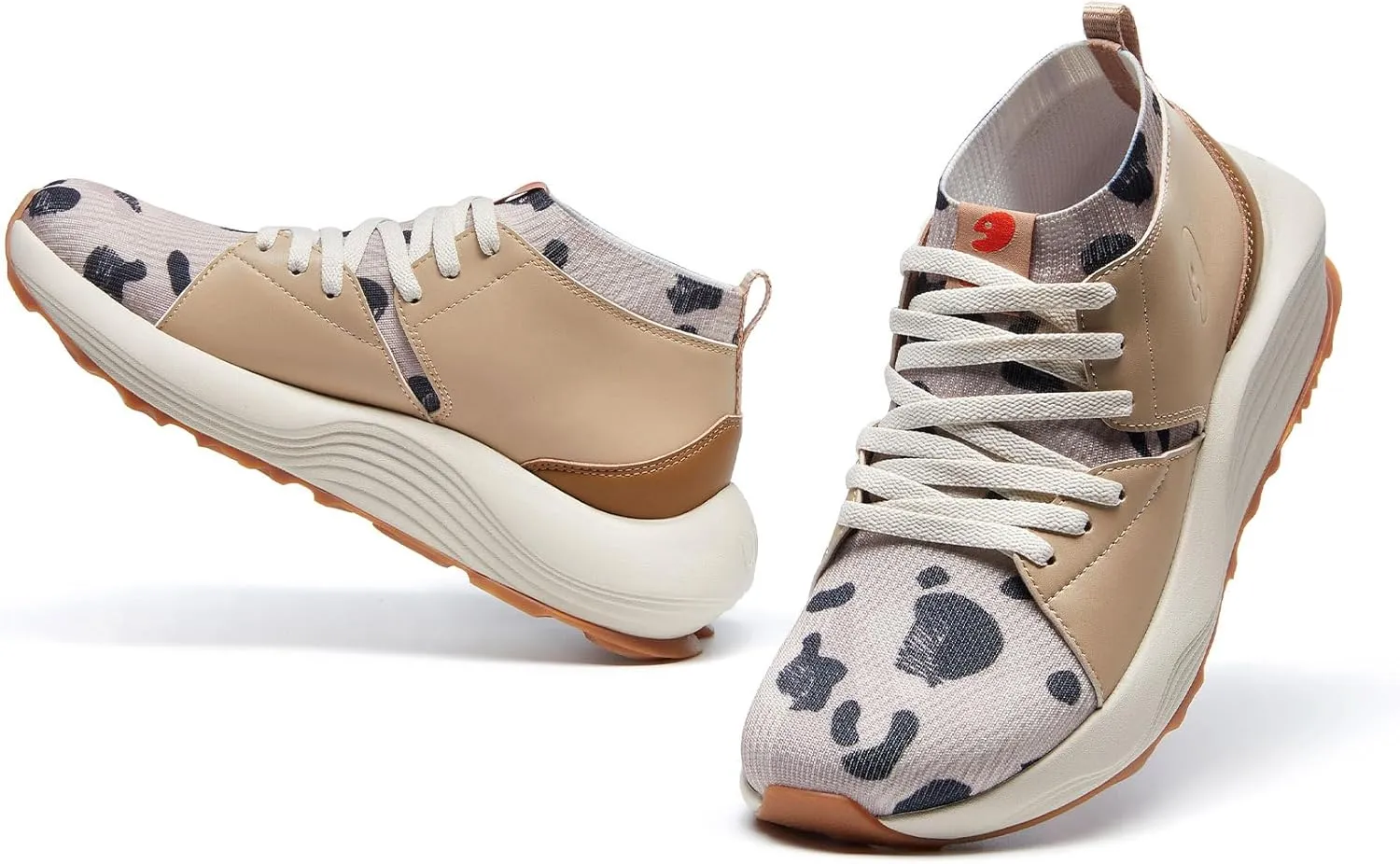 UIN Women's Fashion Sneakers Walking Art Travel Shoes Rock Layer Series