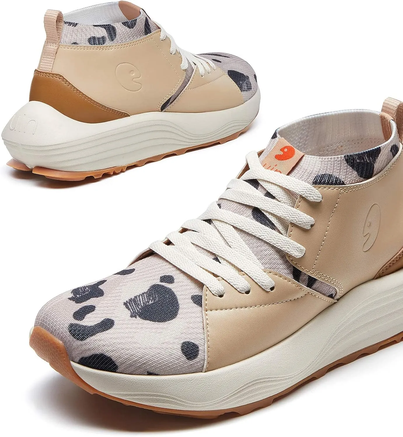 UIN Women's Fashion Sneakers Walking Art Travel Shoes Rock Layer Series