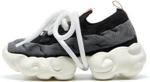 UIN Women's Platform Fashion Sneakers Chunky Walking Art Travel Shoes Cloud Series