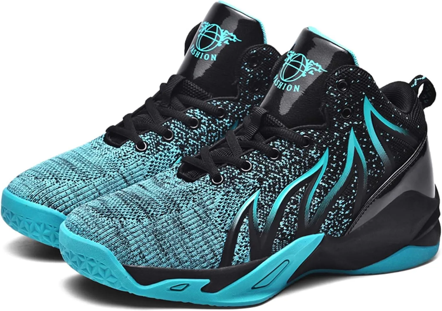 Unisex Adult Basketball Shoes Arch Support Sneakers Anti Slip Breathable Comfortable High Top Sports Running Walking Tennis Shoes