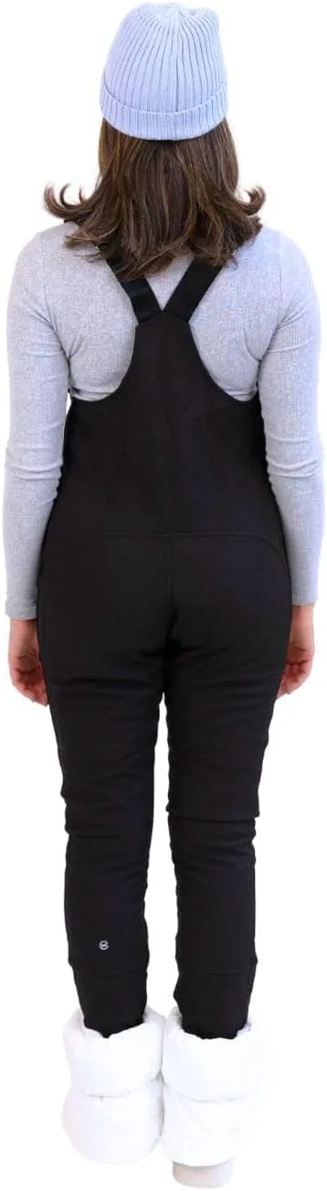 Verta Women's Ski Bibs Snow Pants Skinny: Insulated, Water Resistant & Stylish Winter Overalls for Cold Weather and Apres Ski
