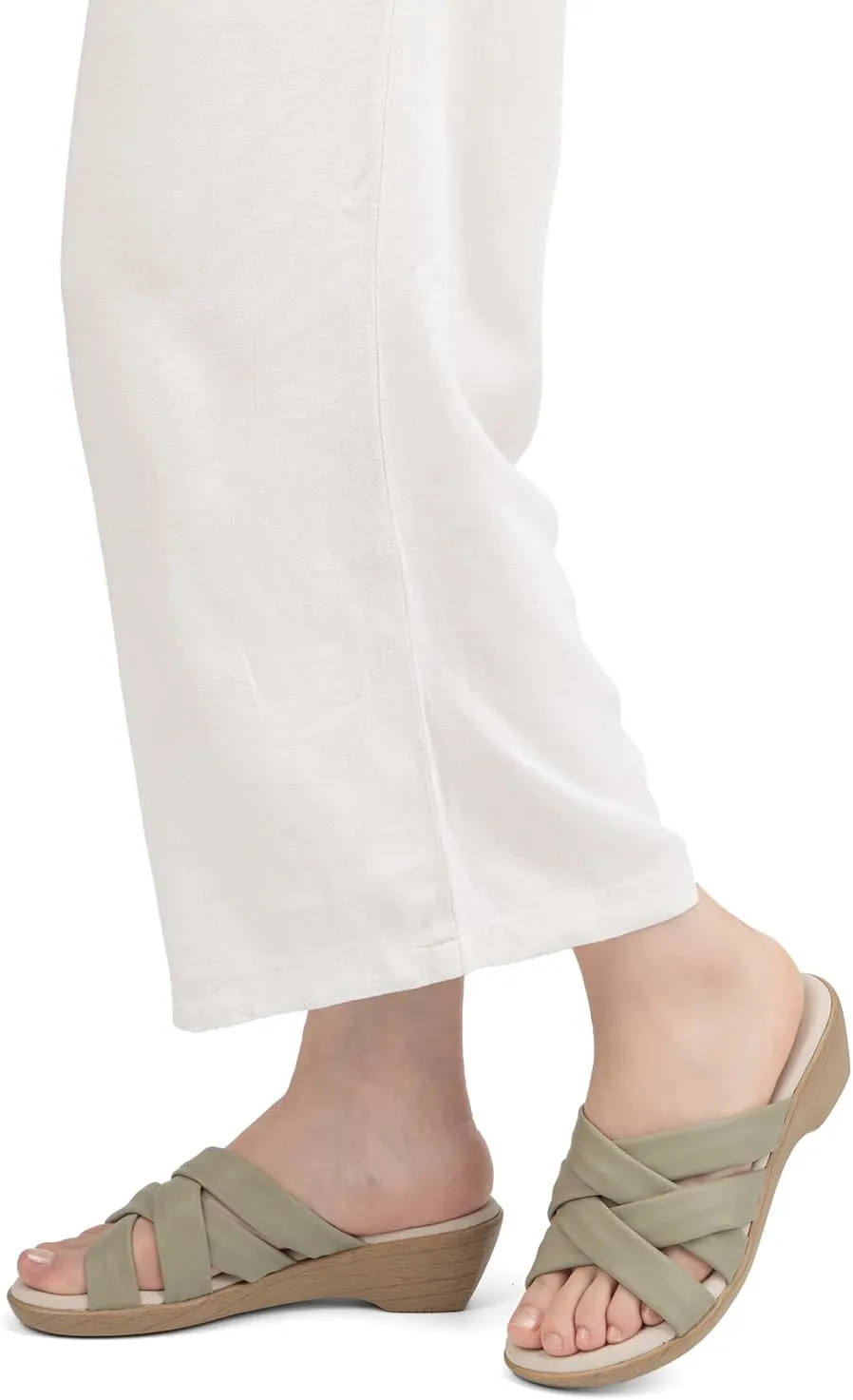 VJH confort Women’s Slides Sandals Orthopedic Slippers,Comfortable Wedge Platform Slip Flops Flip Casual Walking Sandals