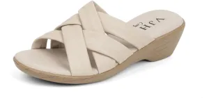 VJH confort Women’s Slides Sandals Orthopedic Slippers,Comfortable Wedge Platform Slip Flops Flip Casual Walking Sandals