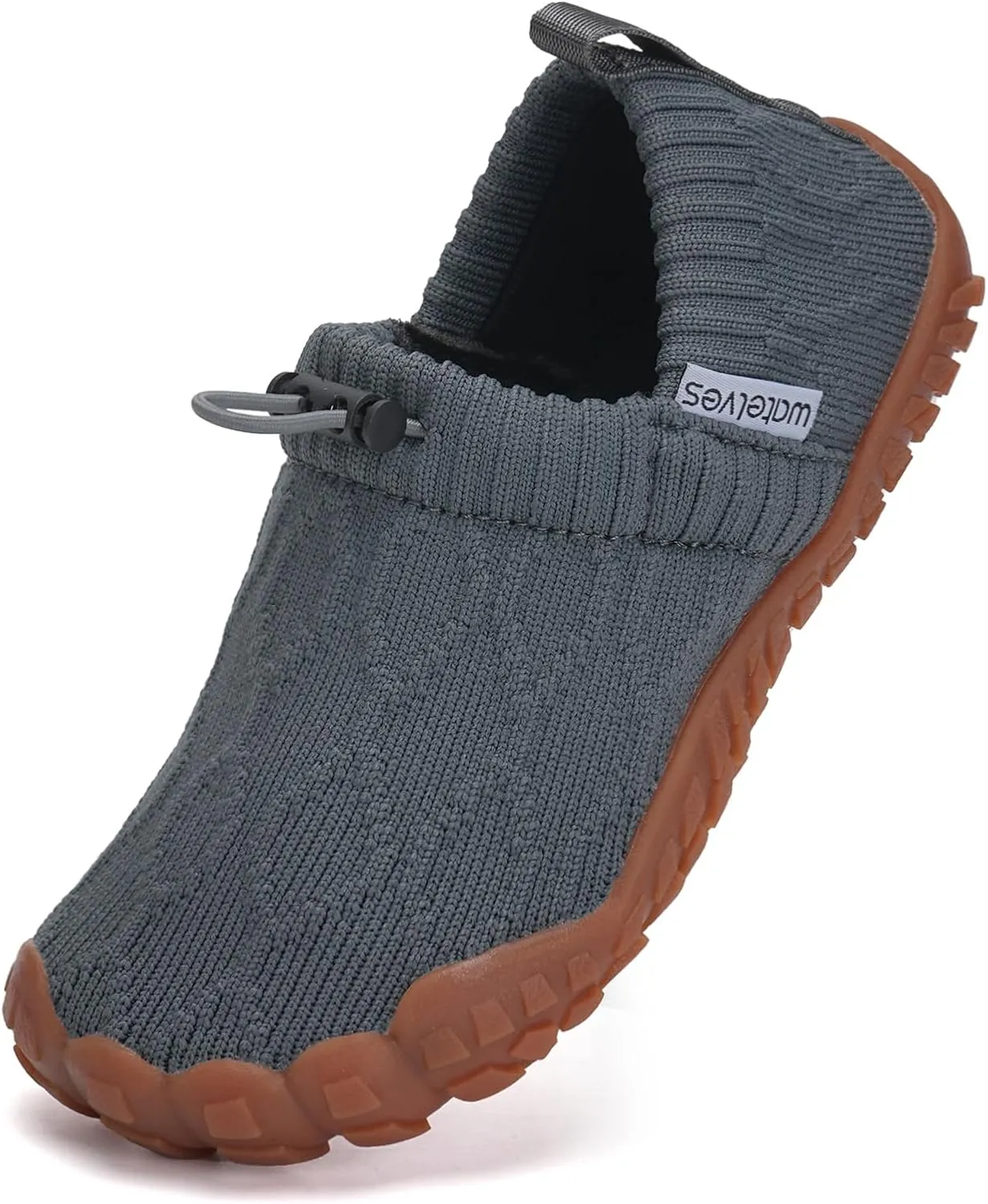 WateLves Kids Barefoot Water Shoes Boys Girls Breathable Wide Toe Slip On Beach Walking Shoes Toddler Swim Shoes Little Big Kid Minimalist Sneakers