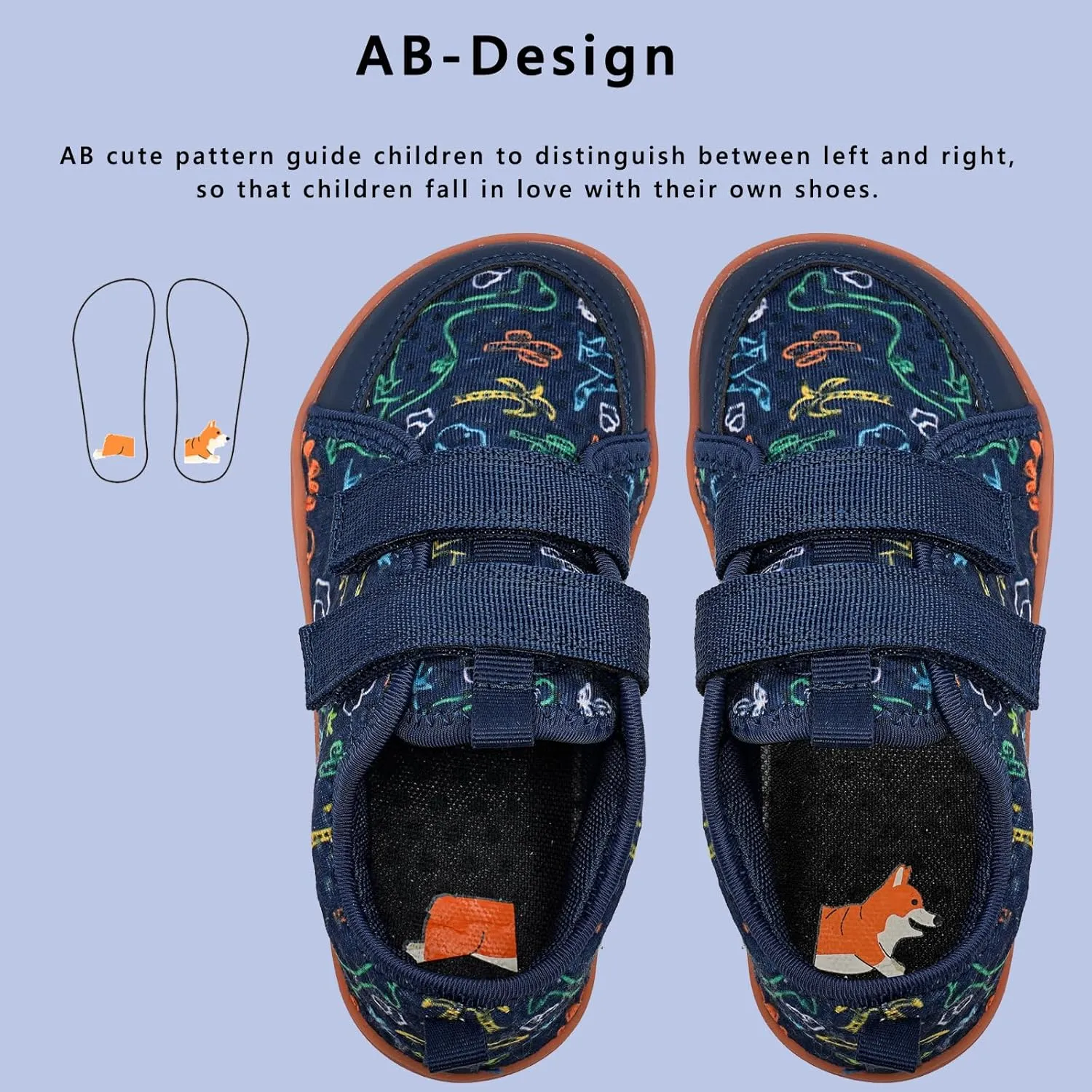 WateLves Wide Toddler Water Shoes Kids Barefoot Beach Swim Aqua Shoes Boys Girls Breathable Mesh Walking Hook and Loop Sneakers
