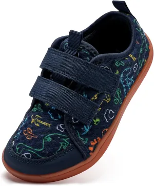 WateLves Wide Toddler Water Shoes Kids Barefoot Beach Swim Aqua Shoes Boys Girls Breathable Mesh Walking Hook and Loop Sneakers