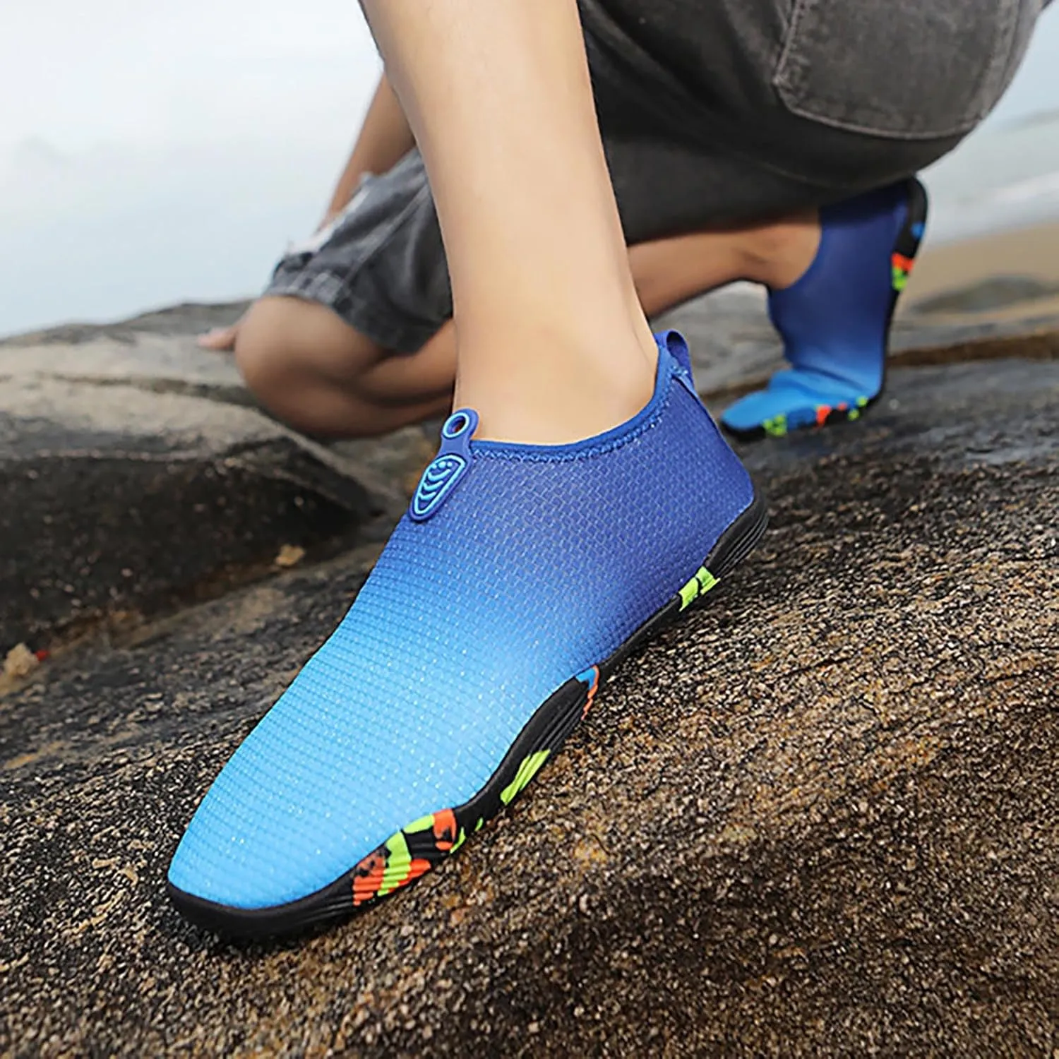 Water Shoes Mens Womens Barefoot Quick Dry Aqua Socks Swim Surf Beach Yoga Camping River Pool Non Slip Sport Shoes Spring Shoe for Women 2025