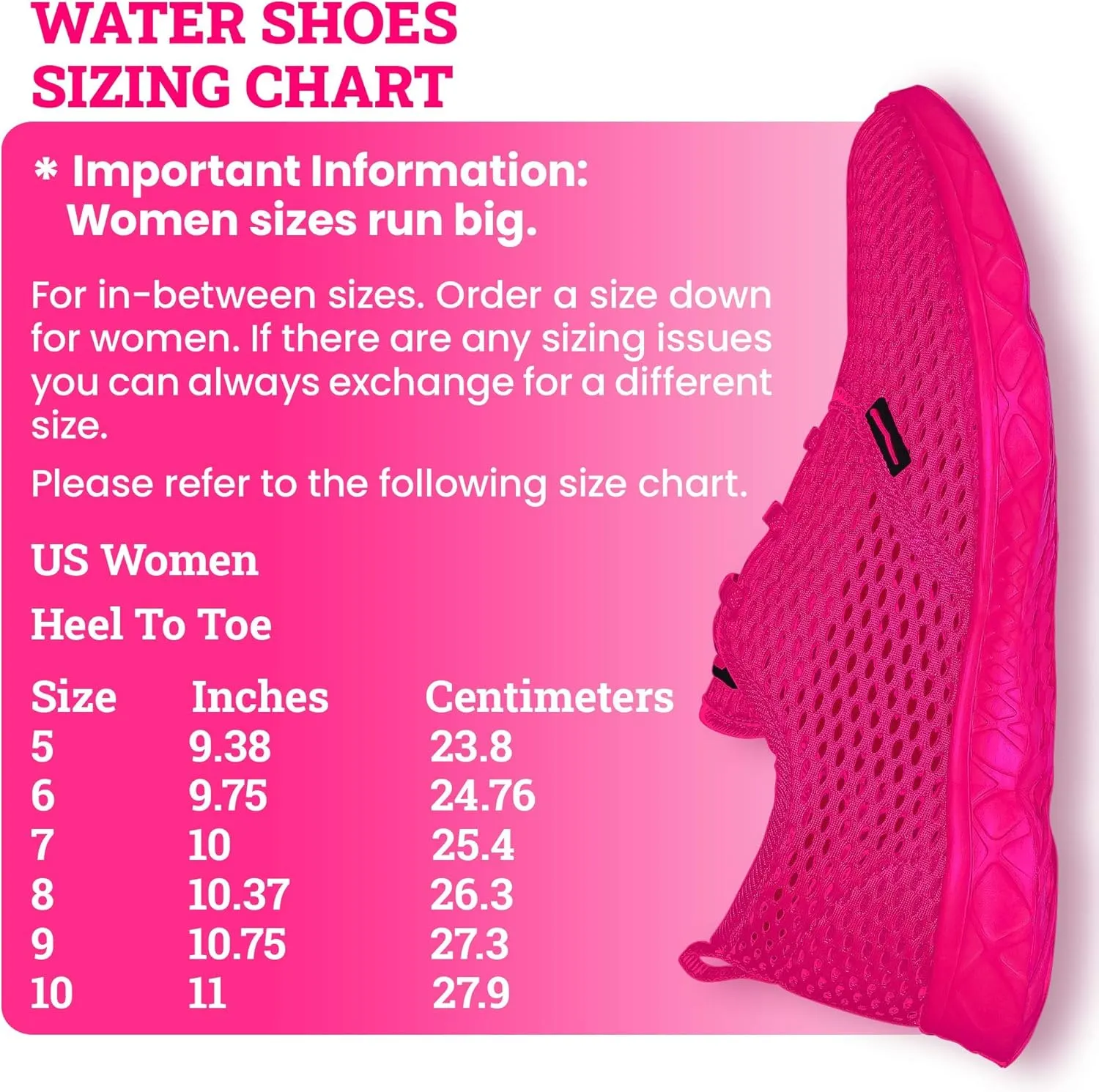 Wave Runner Water Shoes for Women - Quick Drying Water Shoes with Style - Outdoor Lightweight No-Slip Aqua Sneakers