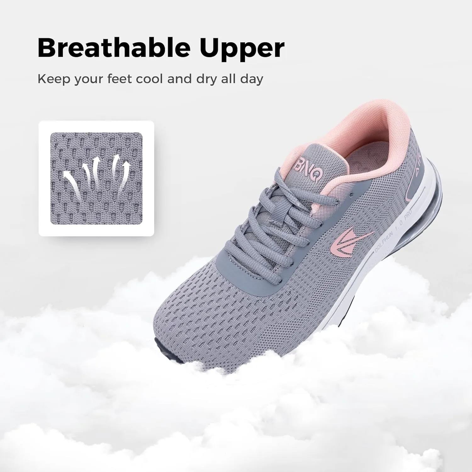 Wide Toe Box Shoes for Women Air Running Plantar Fasciitis Shoe Arch Support Walking Tennis Orthotic Breathable Extra Wide Width Athletic Sneakers US6-11
