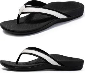 Womans Sandals Flip Flop with Orthotic For Flat Feet Plantar Fasciitis Arch Support Athletic Slide Sandals Relieve Flat Feet, High Arch,