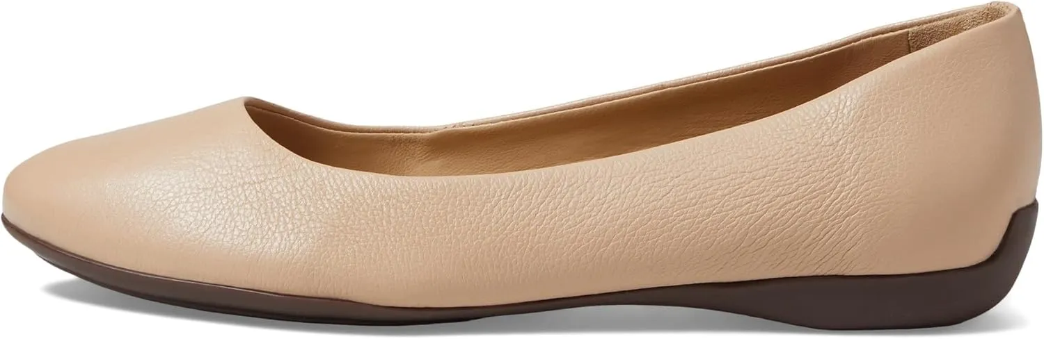 Women's Genuine Leather Comfort Slip on Ballet Flats