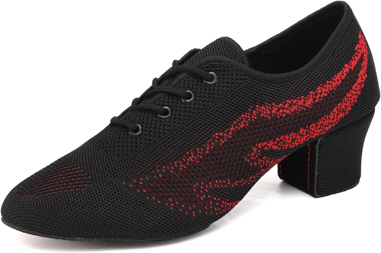 Womens Latin Dance Sneakers Lace-up Social Rhythm Dance Shoes,Model HD01