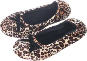 Women's Lightweight Ballet Flats with Moisture-Wicking Polyester Lining and Non-Slip Suede Sole for Indoor Dancing Comfort
