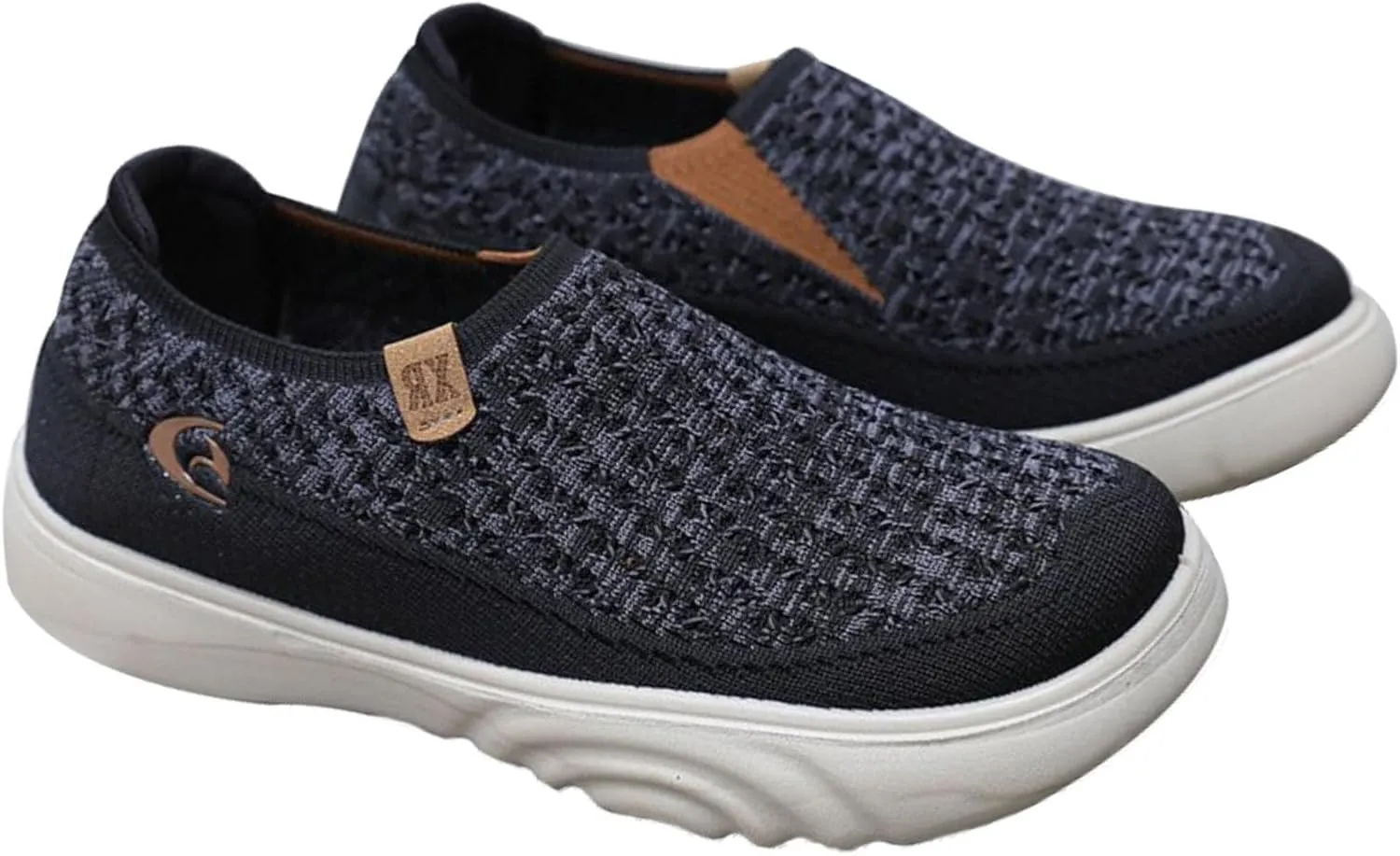 Women's Loose Loafers mesh Breathable Slip-on Sneakers Lightweight Non-Slip Shoes Thick-Soled Flat Shoes Plantar Fasciitis Casual Shoes Wide feet Shoes Fat feet Shoes