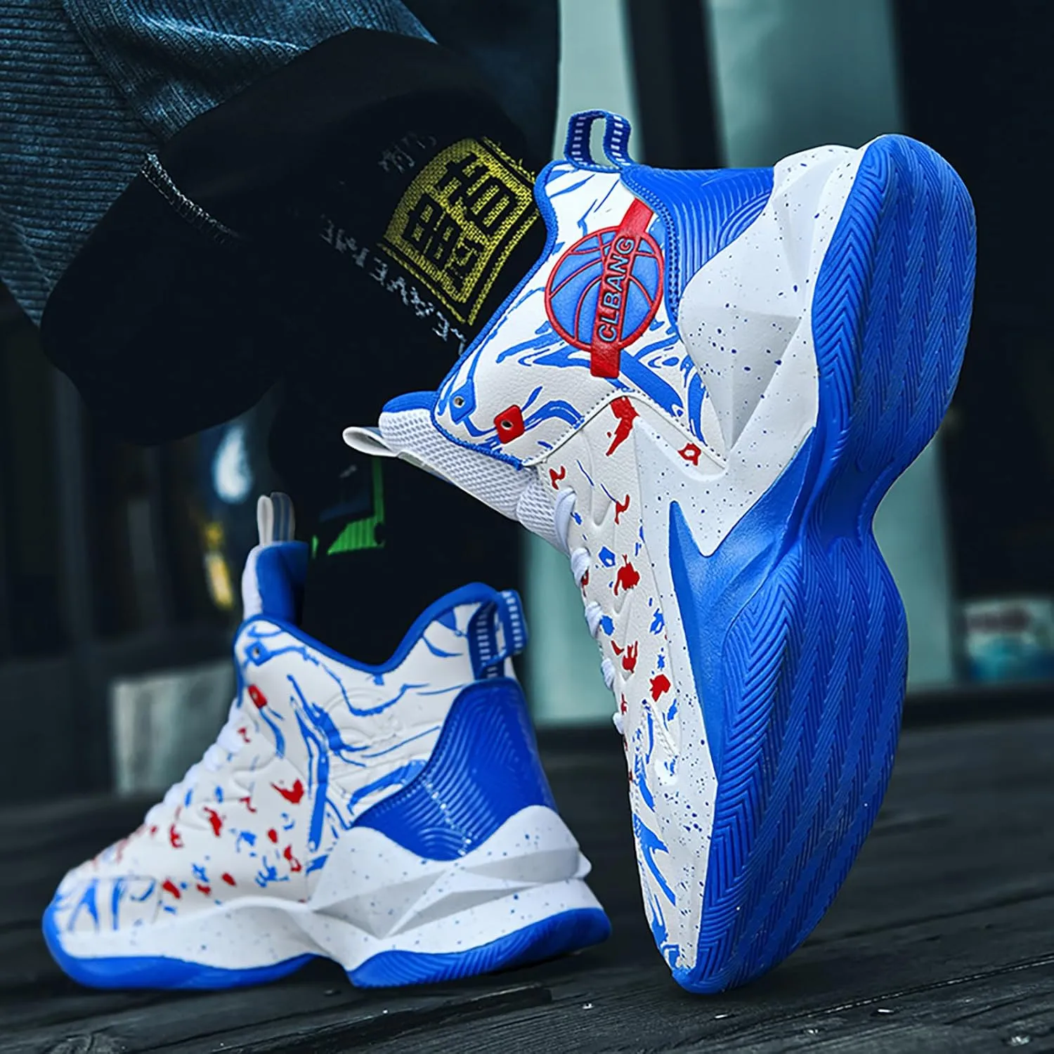 Womens Mens Basketball Shoes Breathable Running Athletic Cushion Sports Fashion Sneakers Non Slip Shoe