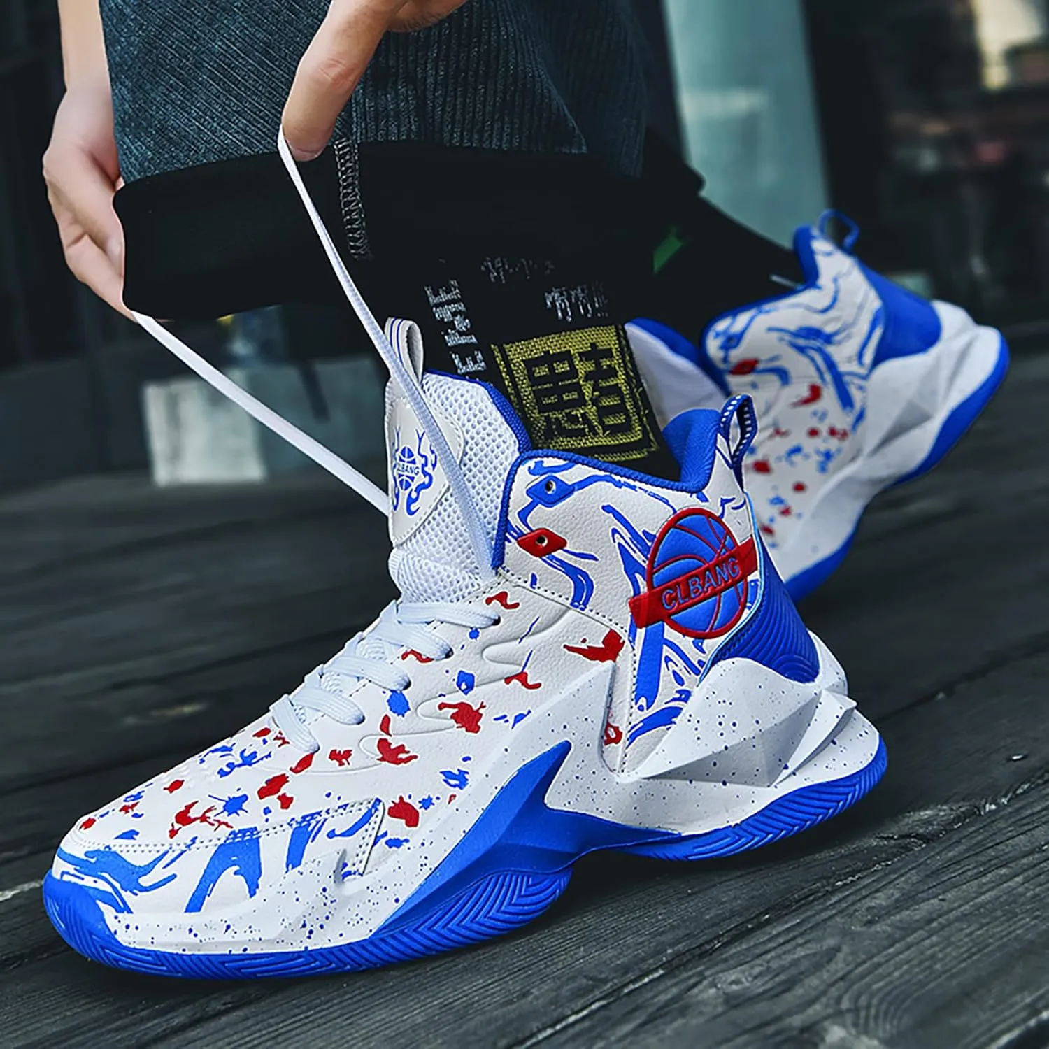 Womens Mens Basketball Shoes Breathable Running Athletic Cushion Sports Fashion Sneakers Non Slip Shoe