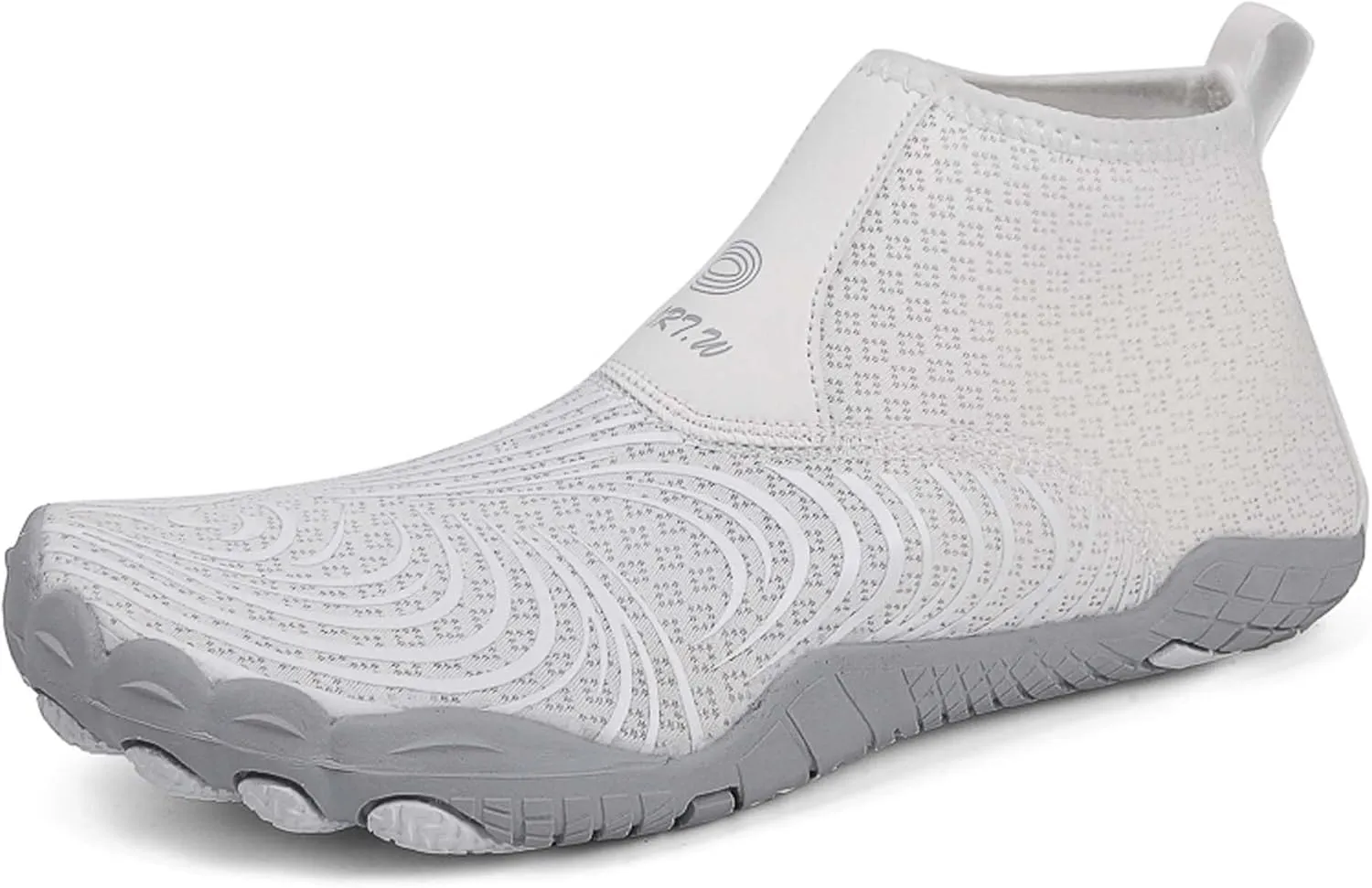 Women's Men's High Top Water Shoes, Quick Dry Breathable Stretch Lightweight Mesh Fabric, Rubber Drainage Sole, Indoor Sneakers, Barefoot Water Shoes