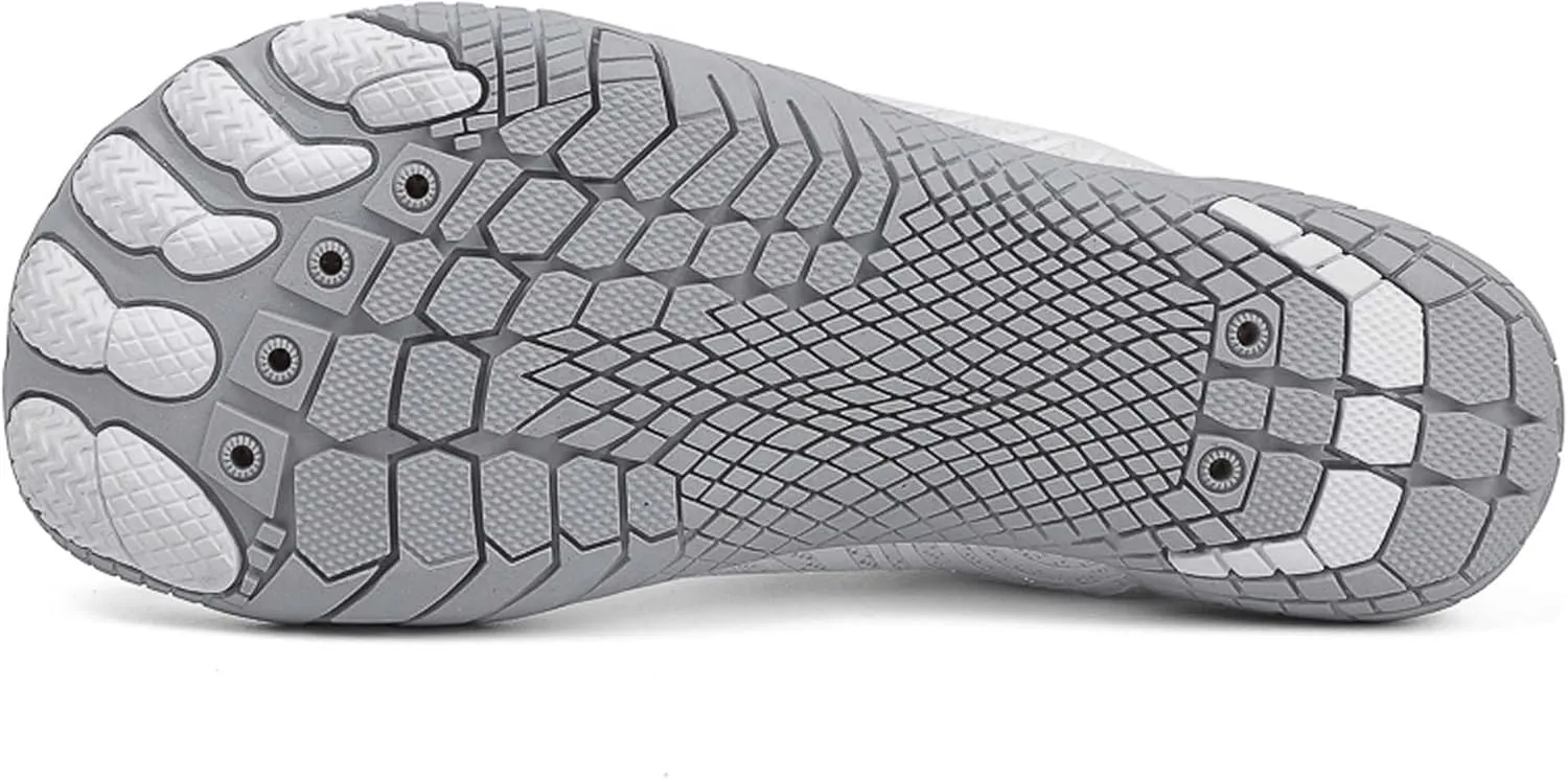 Women's Men's High Top Water Shoes, Quick Dry Breathable Stretch Lightweight Mesh Fabric, Rubber Drainage Sole, Indoor Sneakers, Barefoot Water Shoes