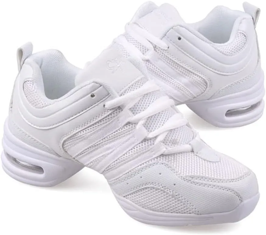 Women's Mesh Four Seasons Outdoor Sneakers Soft Sole Jazz Dance Shoes Ladies Modern Dance Fitness Shoes