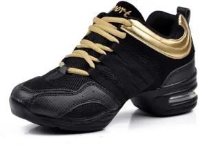 Women's Mesh Four Seasons Outdoor Sneakers Soft Sole Jazz Dance Shoes Ladies Modern Dance Fitness Shoes