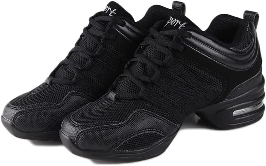 Women's Mesh Four Seasons Outdoor Sneakers Soft Sole Jazz Dance Shoes Ladies Modern Dance Fitness Shoes