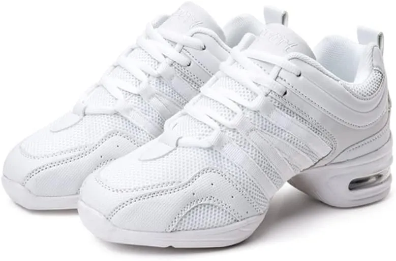 Women's Mesh Four Seasons Outdoor Sneakers Soft Sole Jazz Dance Shoes Ladies Modern Dance Fitness Shoes