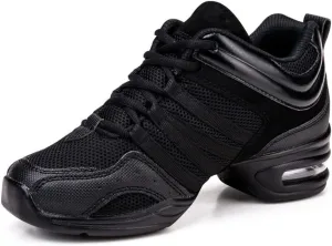 Women's Mesh Four Seasons Outdoor Sneakers Soft Sole Jazz Dance Shoes Ladies Modern Dance Fitness Shoes