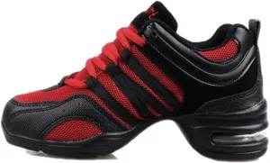 Women's Mesh Four Seasons Outdoor Sneakers Soft Sole Jazz Dance Shoes Ladies Modern Dance Fitness Shoes