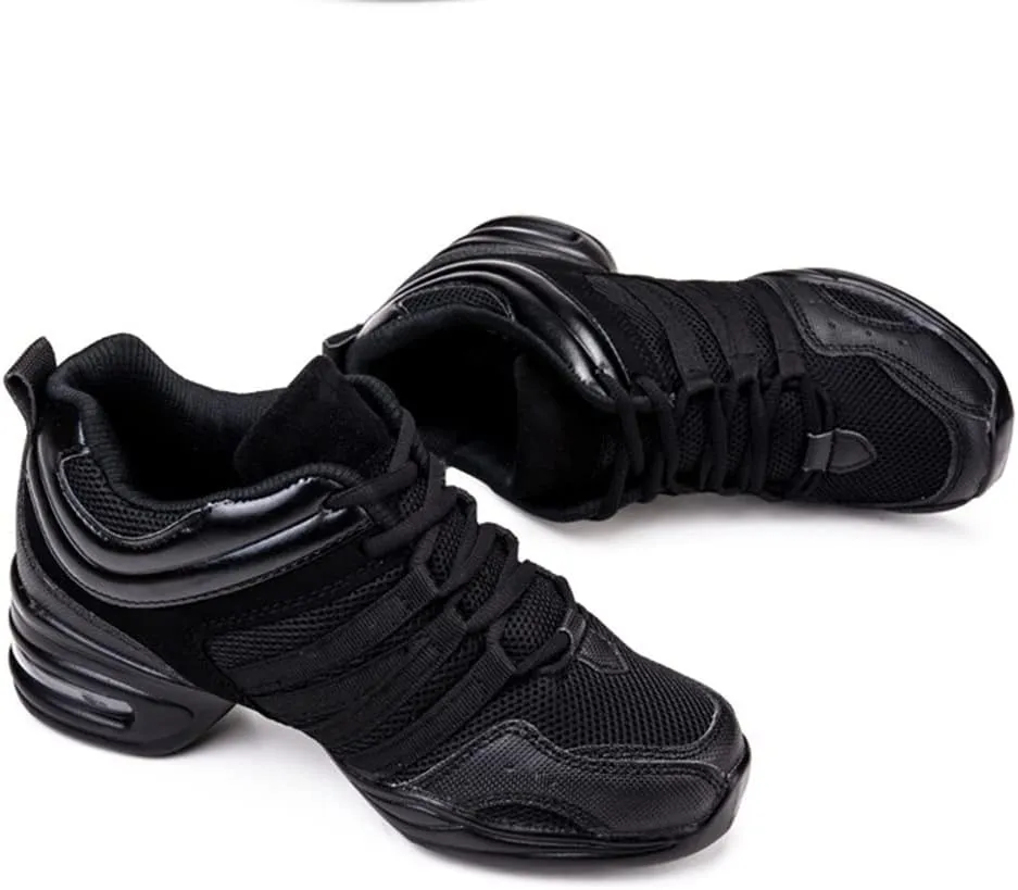 Women's Mesh Four Seasons Outdoor Sneakers Soft Sole Jazz Dance Shoes Ladies Modern Dance Fitness Shoes
