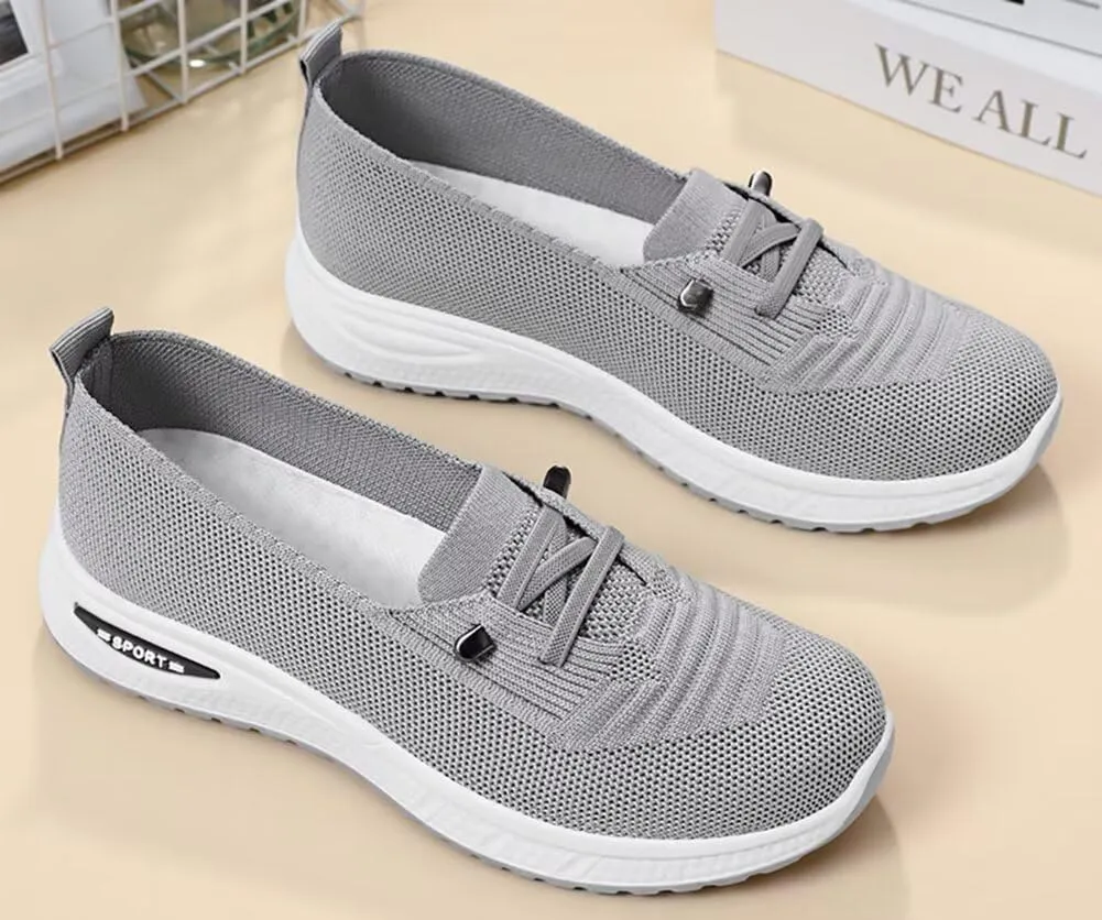 Women's Orthopedic Mesh Walking Shoes Athletic Sport Running Sneakers Slip-on Cozy Breathable