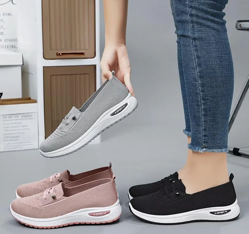 Women's Orthopedic Mesh Walking Shoes Athletic Sport Running Sneakers Slip-on Cozy Breathable