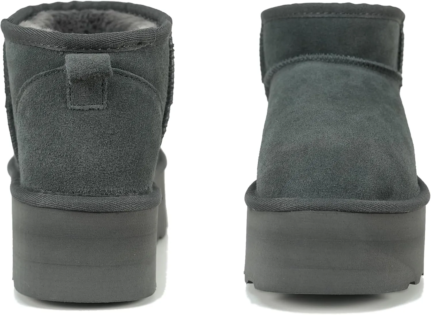Women's Ultra Mini Platform Fashion Boot Classic Short Ankle Boot Cloud Warm Fur Lined Snow Boots Anti-Slip Winter Boots for Outdoor,Size: 5.5-11 US