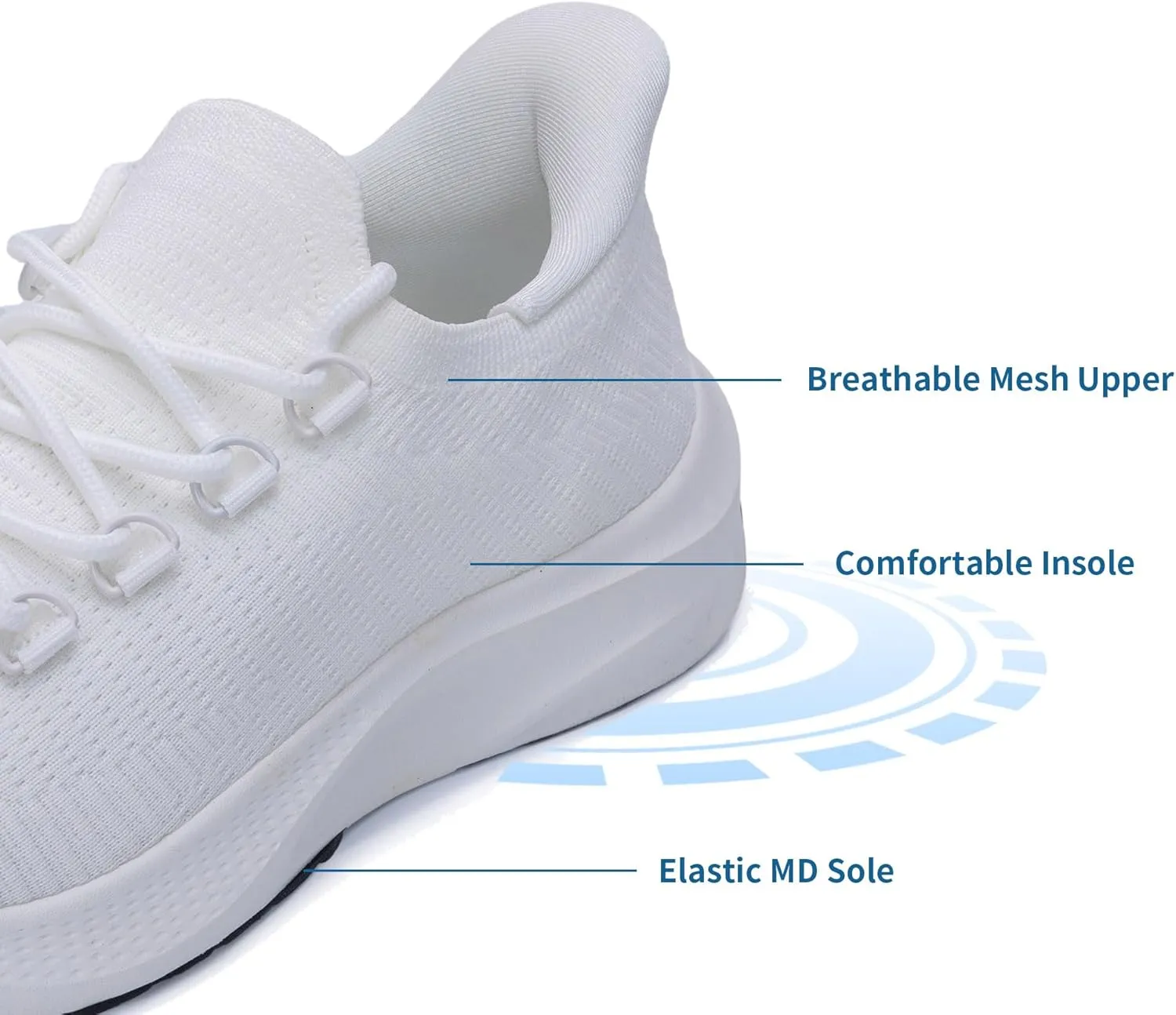 Womens Walking Shoes | Casual Tennis Sneakers | Slip On Shoes | Comfortable Lightweight Shoes US 6-11