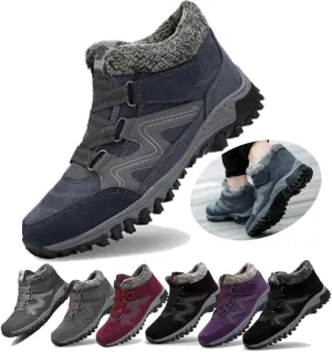 Women'S Winter Thermal Boots For Women Waterproof Snow Winter Warm Hiking Work Comfy Boots Sneakers Walking Shoes,Men'S Winter Thermal Villi Comfortable Platform High Top Shoes