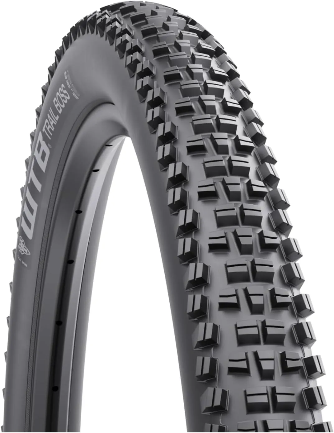 WTB Trail Boss Mountain Bike Tire, Tubeless Ready Folding Bead, Tough Fast Rolling, Dual DNA, Available with Black or Tan Sidewalls and SG1 or SG2 Puncture Protection, Ideal for Trail Riding