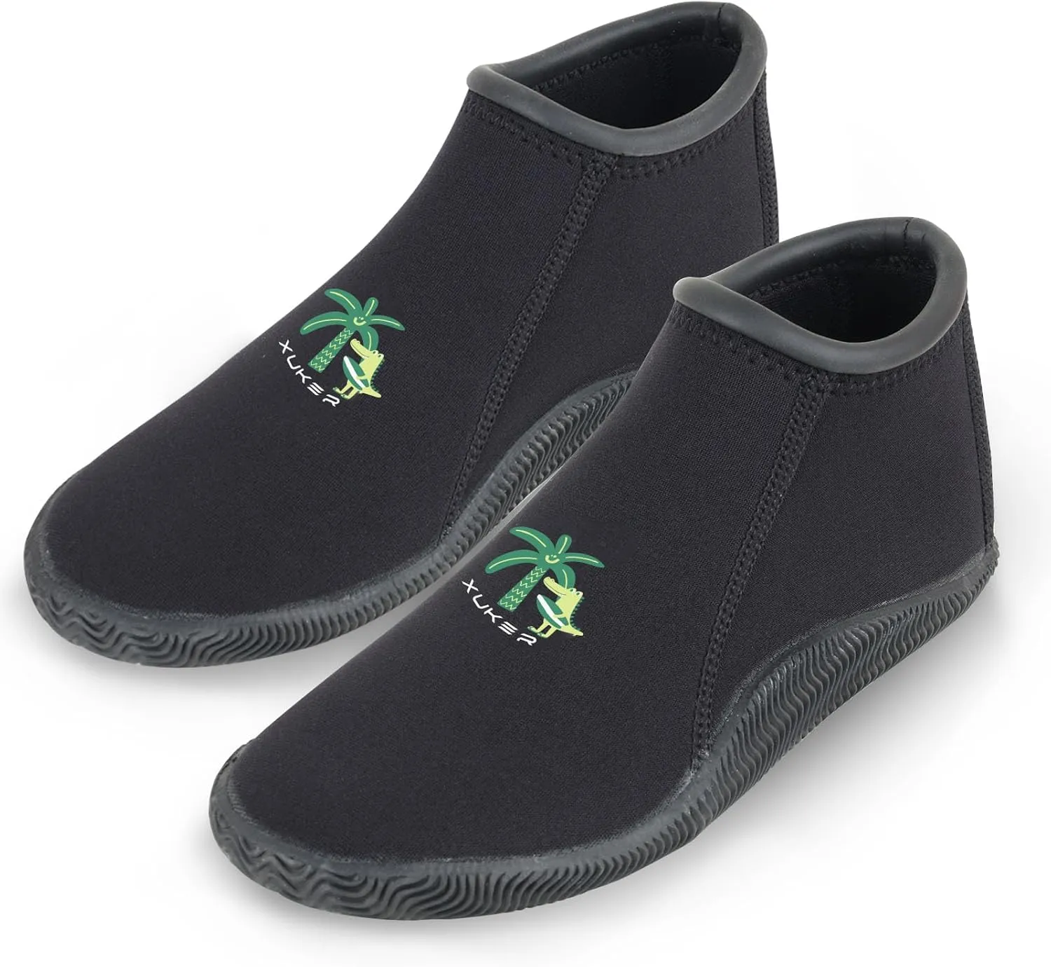 XUKER Kids Neoprene Diving Boots for Boys Girls Toddlers 3mm Sand Beach Shoes for Scuba Diving Snorkeling Rafting, Windsurfing