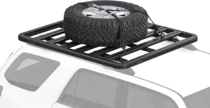 Yakima LockNLoad Wheel Restraint Spare Wheel Holder Kit with Hook Straps and 100 Pound Maximum Load Capacity for Roof Rack System